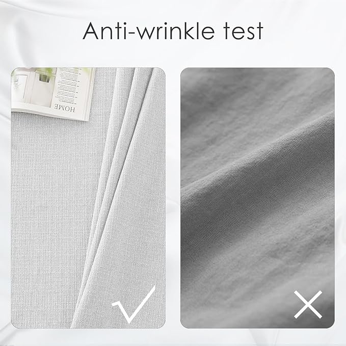 BALCONY & FALCON Rectangle Tablecloth 47" x 63" Washable Wrinkle Resistant and - Image 4