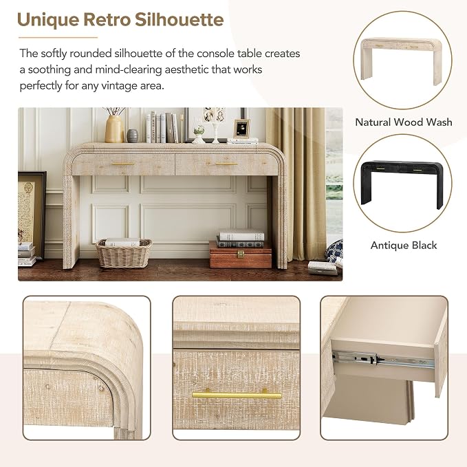 Harper & Bright Designs TREXM Unique Retro Silhouette Console Table - Image 6