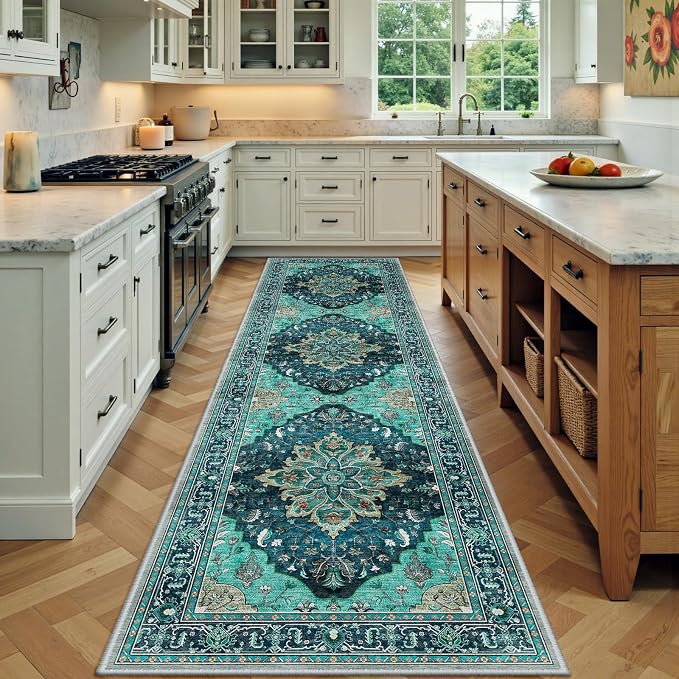 RELEANY Area Rugs 2'x7' Runner Rug Non Slip Washable by RELEANY