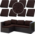 Outdoor Cushion Covers Set, Replacement by SUKAIKEQA