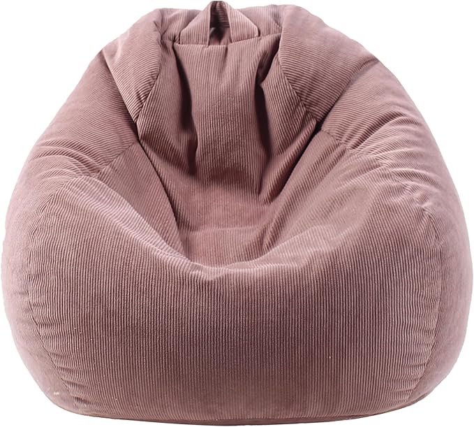 Bean Bag Chairs for Kids Chair Round Sofa Memory Foam Filling Reading Gaming Sofa for Living Room Bedroom