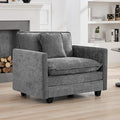 WUTUTUEE 41'' Modern Chenille Oversized Chair, Upholstered Accent Living Room by WUTUTUEE