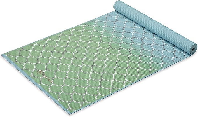 Gaiam Kids Yoga Mat Exercise Mat, Yoga for Kids with Fun Prints - Playtime for Babies, Active & Calm Toddlers and Young Children (60" L x 24" W x 3mm Thick)