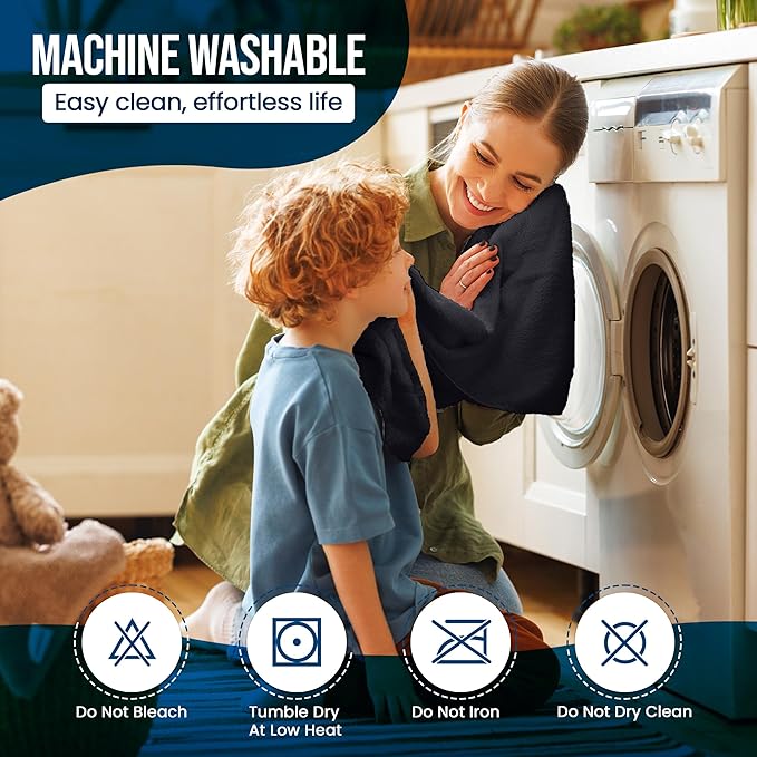 Utopia Bedding Waterproof Mattress Protector Queen Size, Premium Terry Mattress Cover 200 GSM, Breathable, Fitted Style with Stretchable Pockets (Black)