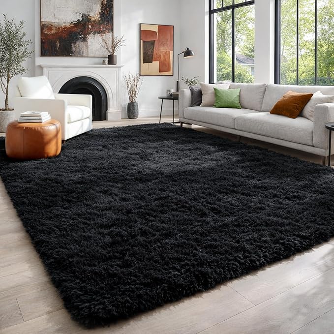 PAGISOFE Fluffy Shaggy Area Rug - Image 4