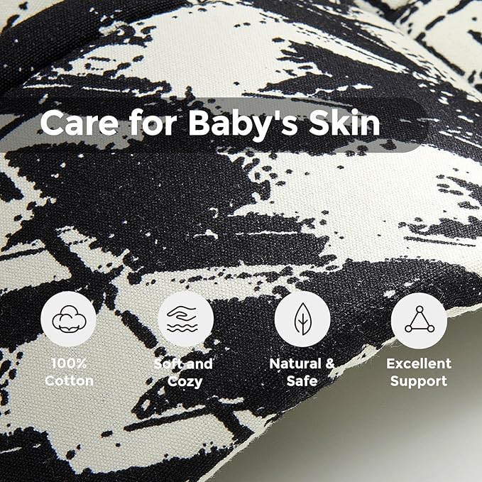 Momcozy Baby Carrier - Ergonomic, Cozy and Lightweight Carrier for 3-24 Months, Effortless to Put On, Ideal for Hands-Free Parenting, Enhanced Lumbar Support, Houndstooth