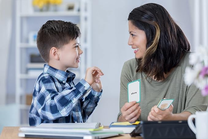 Teacher Created Resources Sign Language Flash Cards (EP62076), White Medium