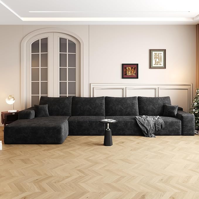 136" Sectional Couches for Living Room Cloud Couch Sofa - Image 8