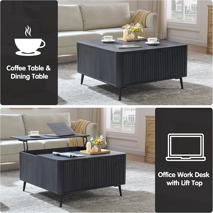 Fatmok Large Lift Top Coffee Table - Image 6