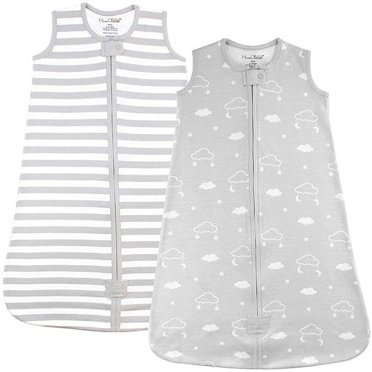 Mama Cheetah Baby Sleep Sack 0.5 TOG, Organic Cotton Baby Wearable Blanket with Two-Way Zipper, Swaddle Transition Baby Sleeping Bag for Newborn Infant Toddler Boy Girl, 18-24 Months