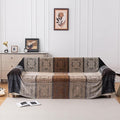 Boho Throw Blanket, Chenille Jacquard Tassels Throw Blankets by Unknown