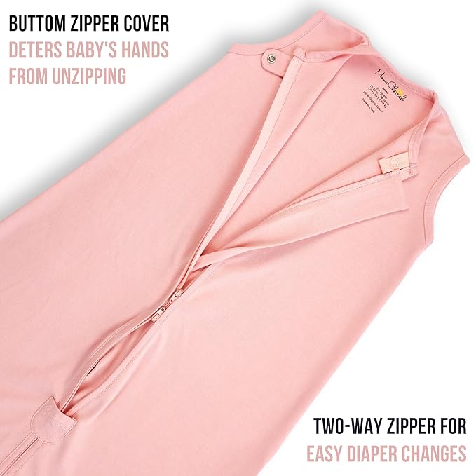 Mama Cheetah Baby Sleep Sack 0.5 TOG, Organic Cotton Baby Wearable Blanket with Two-Way Zipper, Swaddle Transition Baby Sleeping Bag for Newborn Infant Toddler Boy Girl, 18-24 Month