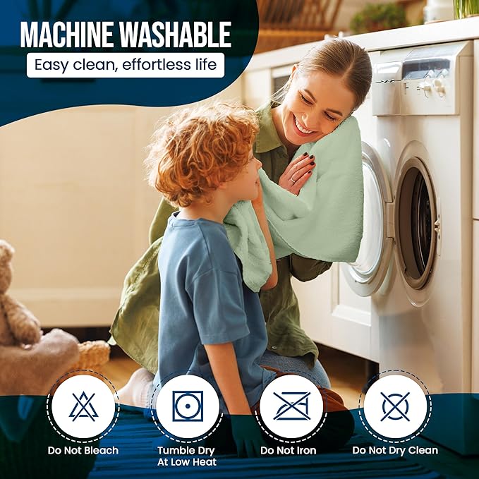 Utopia Bedding Waterproof Mattress Protector King Size, Premium Terry Mattress Cover 200 GSM, Breathable, Fitted Style with Stretchable Pockets (Sage)