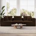 Novilla 106" Modular Sectional Sofa, Modern Cloud Sectional Couch by Novilla