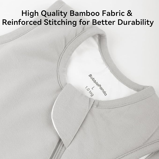 Rayon Made from Bamboo Sleep Sack 24-36 Months 1.0 Tog Ultra Soft Baby Wearable Blanket Toddler Sleeping Sack 2t-3t for Babies Unisex 2-Way Zipper 3t Baby Sleeping Bag Lightweight Extra Large Long XXL