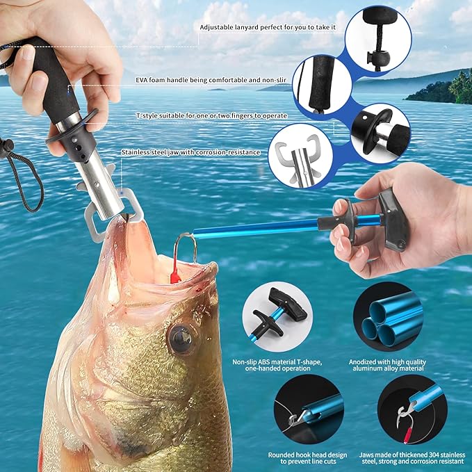 Kids Fishing Pole Kit Set，Portable Telescopic Fishing Rod and Reel Combo Full Kits for Boys, Girls, Beginner, Youth