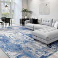 RELEANY Washable Area Rugs 7x10 Non-Slip Modern Abstract Soft by RELEANY