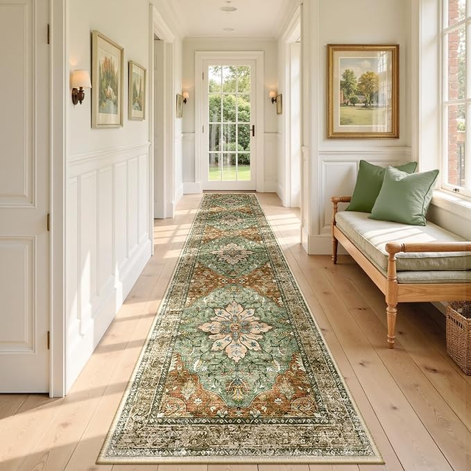 RELEANY Area Rugs 2'x9' Runner Rug Non Slip Washable by RELEANY