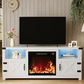 YESHOMY LED Fireplace TV Stand by SearchallYESHOMY
