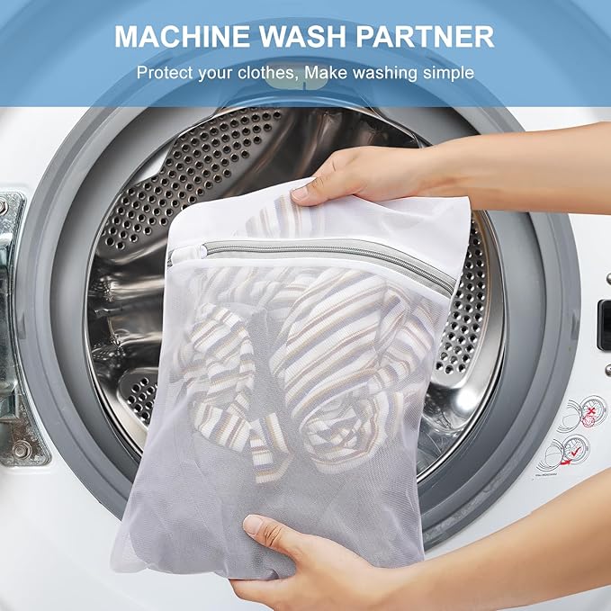 BAGAIL Laundry Bags Mesh Wash Bag for Intimates Lingerie and Delicates(3M)