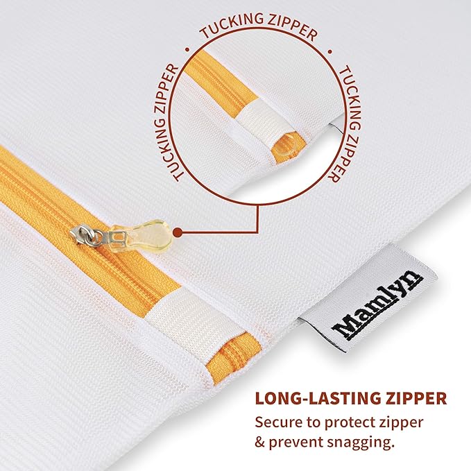 Mesh Laundry Bag for Delicates, Wash Bag for Underwear and Lingerie, Makeup Organizer Bag (1 Large, 2 Medium, 2 Small)