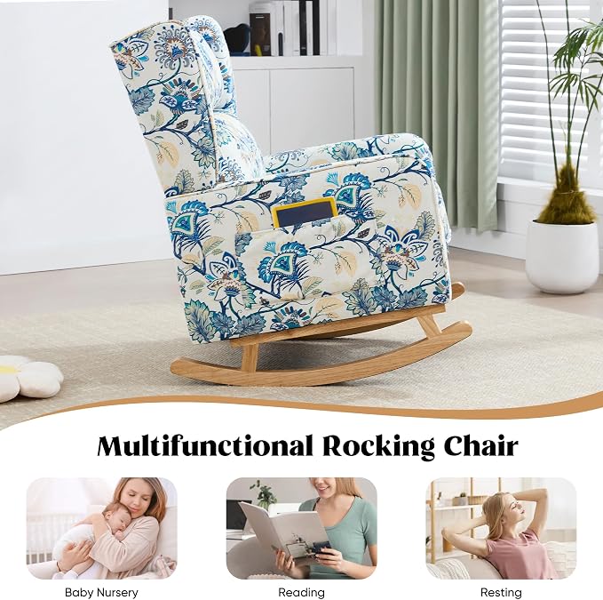 HCHAIRH Nursery Rocking Chairs, Rocking Chair Nursery - Image 3
