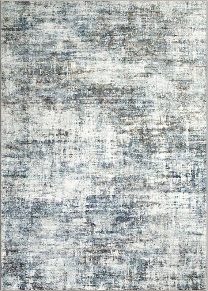4x6 Area Rugs Washable Rug: Modern Abstract Living Room Rug Soft Anti-Skid Thin - Image 8