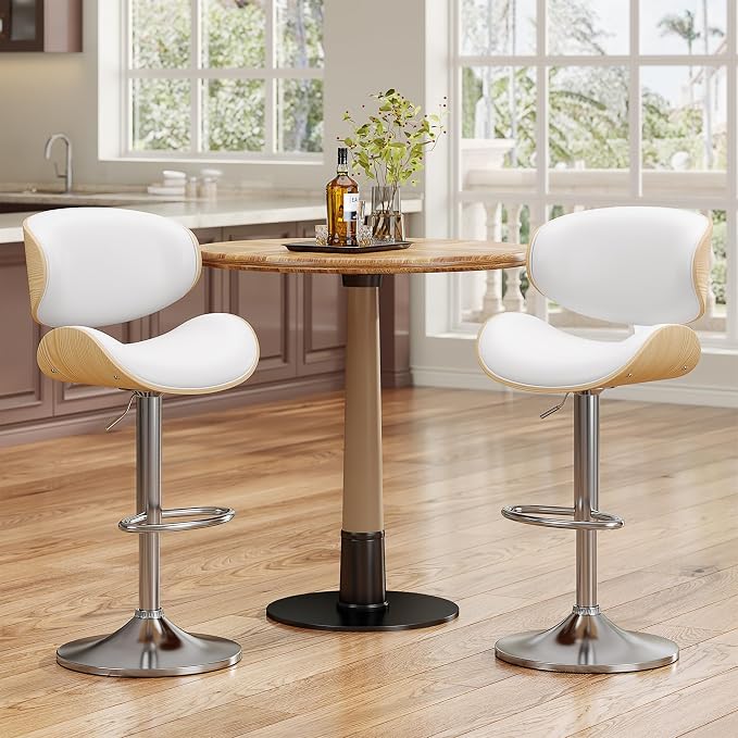 YaFiti Swivel Bar Stools Set of 4 - Image 6
