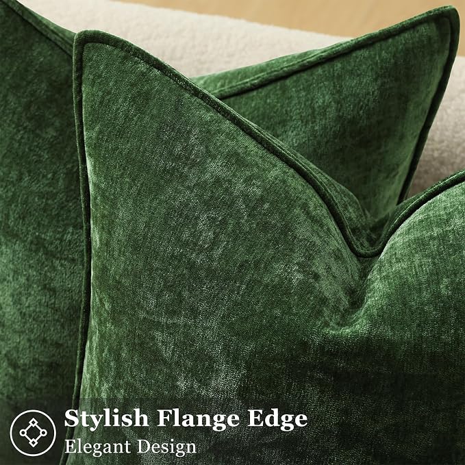 decorUhome Summer Couch Throw Pillow Covers 20x20 Set of 2, Decorative Soft - Image 2