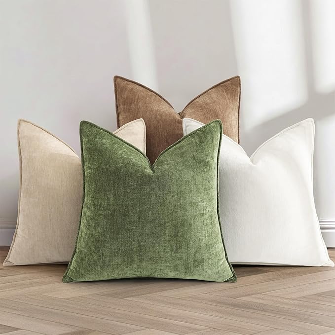 decorUhome Summer Couch Throw Pillow Covers 20x20 Set of 2, Decorative Soft - Image 7