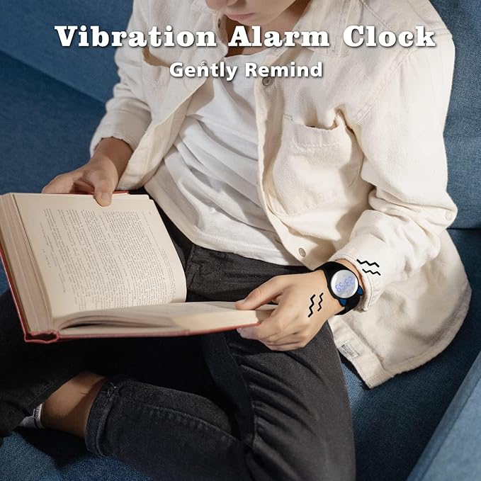 Kids Watches for Girls Boys Digital Sport Watch with Step Counter Pedometer Vibration Alarm Clock, No App Waterproof Fitness Tracker Kids Watch Boys Girls Teens Students Ages 5-16