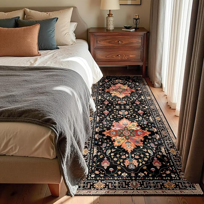 RELEANY Area Rugs 3'x7' Runner Rug Non Slip Washable - Image 2