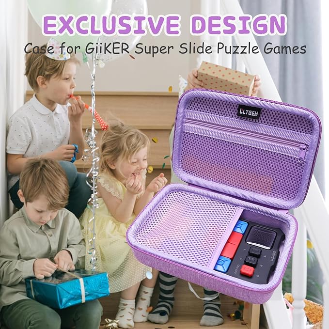 LTGEM Case Compatible with GiiKER Super Slide Puzzle Games, Purple