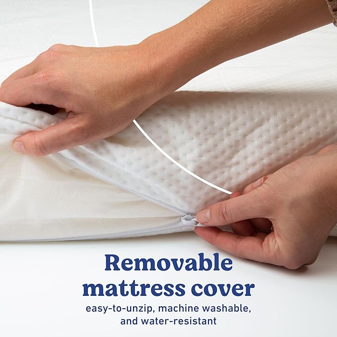 Graco Premium Crib Mattress & Protector Value Bundle (2-Pack) – Includes GREENGUARD Gold Certified Crib & Toddler Mattress, GREENGUARD Gold Certified Waterproof Protector