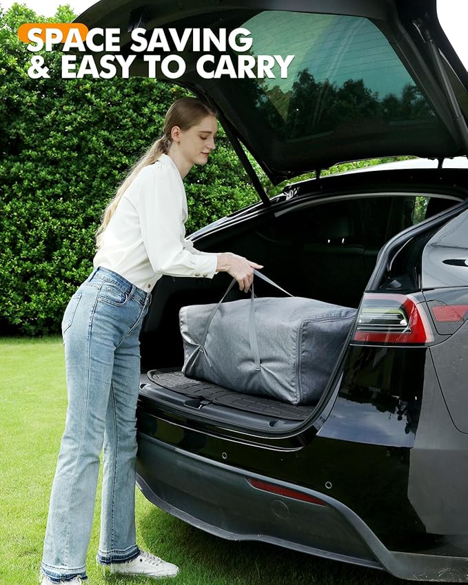 Foldable Baby Playpen with Non-Removable Thick Mat, Extra Large Collapsible Play Yard for Babies & Toddlers, Portable Travel Playpen with Gate, Safe Activity Center (51"×51" Grey)