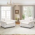 Oversized Accent Chairs Set of 2, 44 inch Modern Living Room Chairs, Chenille by choairy
