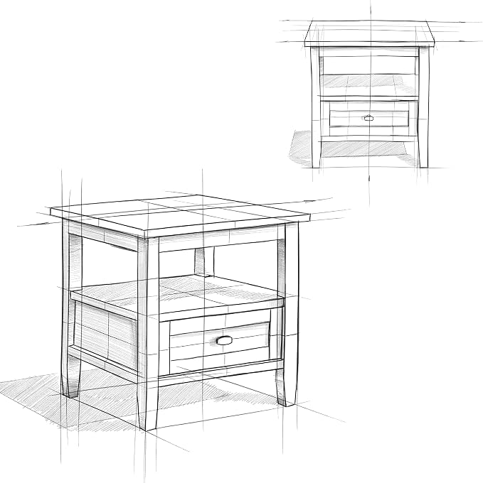 SIMPLIHOME Warm Shaker End Table - Image 11