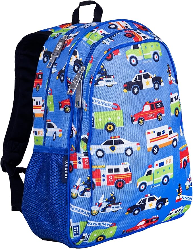 Wildkin 15-inch Kids Backpack – Durable, Padded, Adjustable for School & Travel - Heroes