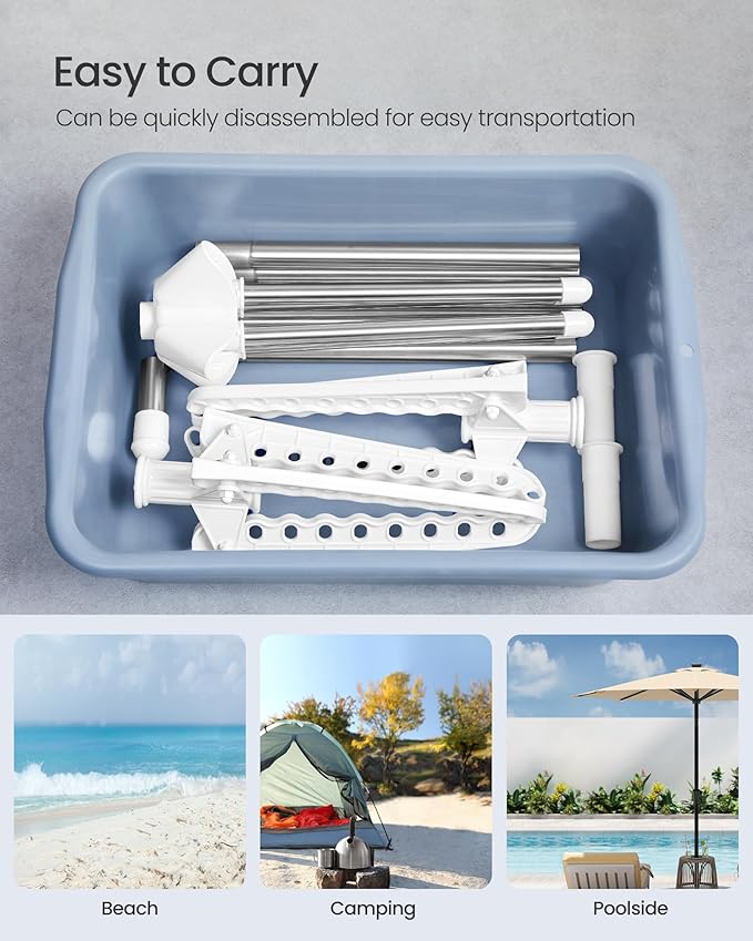 SONGMICS 2-Tier Clothes Drying Rack, 75.2-Inch Folding Laundry Drying Rack with 6 Rotatable Arms for Hangers, Stainless Steel, for 54 Pieces of Clothes, White and Silver ULLR514W01