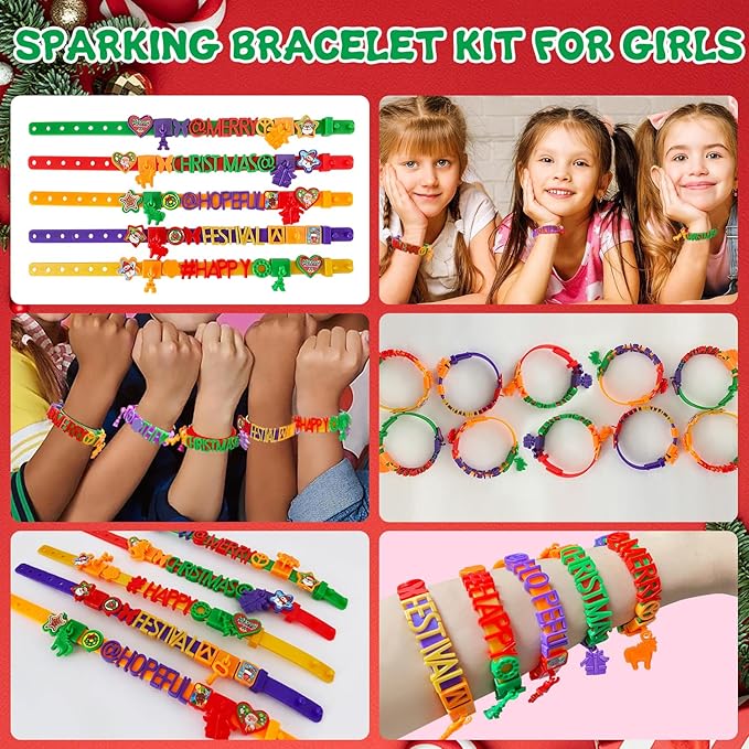 Art & Craft Kits for Kids, DIY Friendship Bracelet Making Kit for Girls, Jewelry Making, Halloween Gifts for Ages 5-12, Toys for Ages 5, 6, 7, 8, 9, 10, 11, 12 Years Old, Party Craft Activity