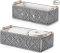 Mkono Macrame Storage Baskets Boho Decor Box Handmade Woven Decorative by Mkono