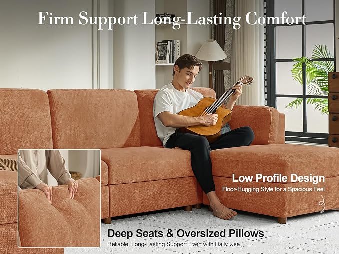 Oversized Modular Sectional Sofa - Image 8