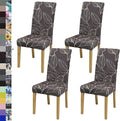 BIETYONE Stretch Dining Chair Covers Set of 4, Soft Removable Washable Kitchen by BIETYONE