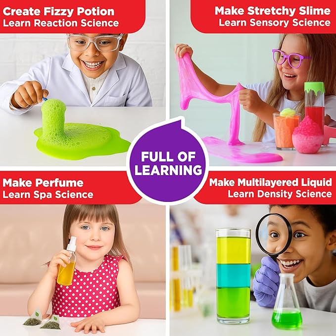 Doctor Jupiter My First Science Kit for Kids Ages 4-5-6-7-8 | Birthday Gift Ideas for 4+ Year Old Boys & Girls | Toy Stem Kit with 100+ Experiments | Learning & Educational Projects