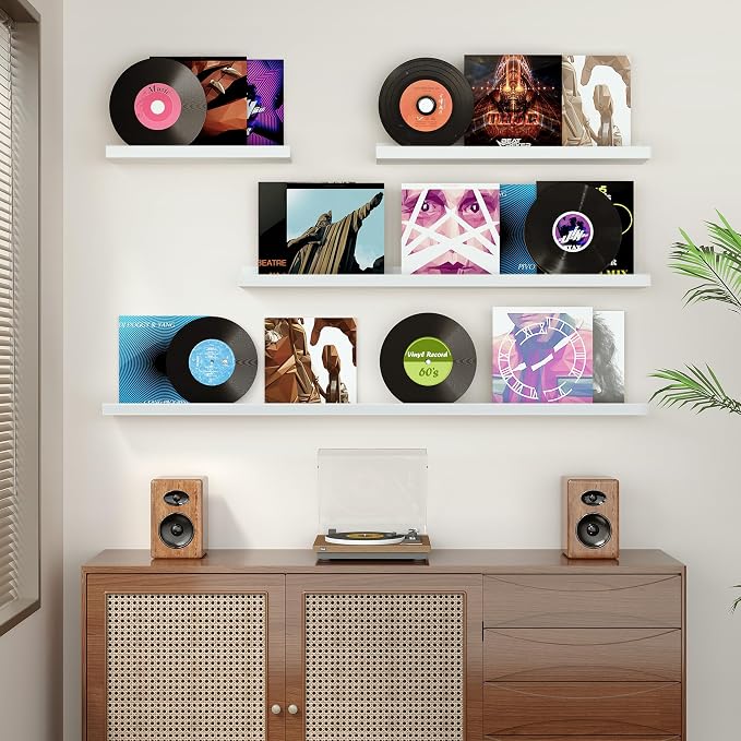 Floating Shelves for Wall, 48 inch Wood Floating Shelves Set of 2, Picture - Image 7
