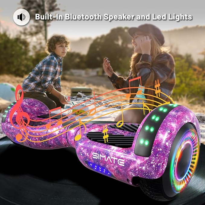 Scooter, Bluetooth & Corlorful LED Lights, Gifts for Kids & Adults & Girls & Boys, for All Ages