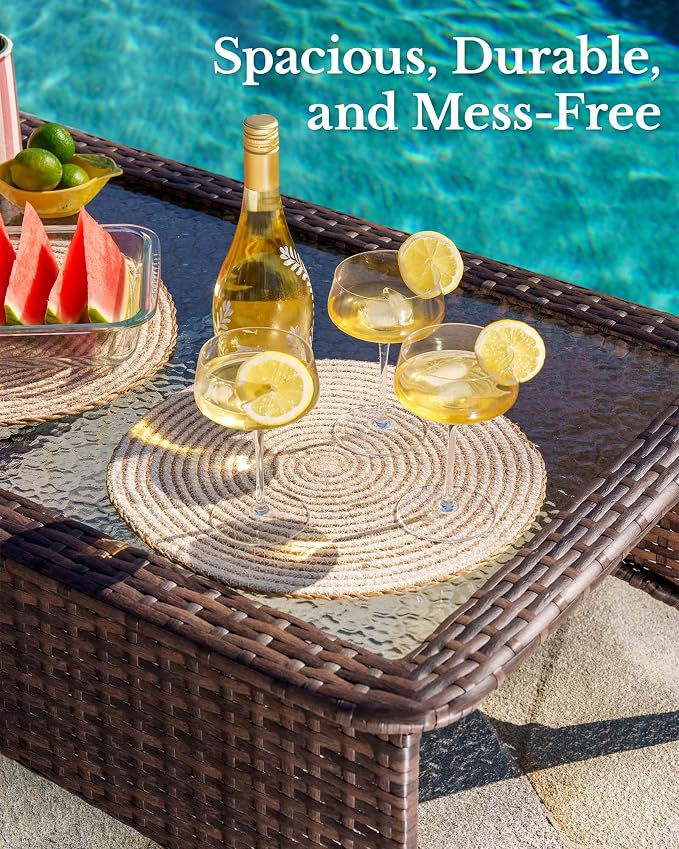 HILLGA 4-Piece Luxury Patio Furniture Set - Image 8