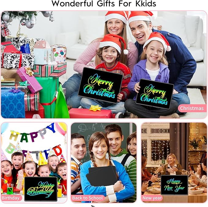 20 Inch LCD Writing Tablet for Kids, Large Drawing Pad, Doodle Board, Rechargeable Drawing Board, Educational & Learning Kids Toys, Creative Birthday Gifts