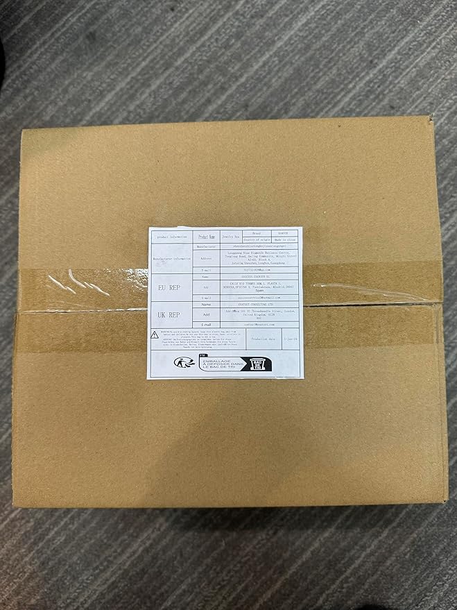 KAMIER Jewelry Box, 2 Layers PU Leather Jewelry Organizer Box, Large Capacity, Double Lock and Large Mirror, Hidden Necklace Hooks, Removable Dividers, Grey