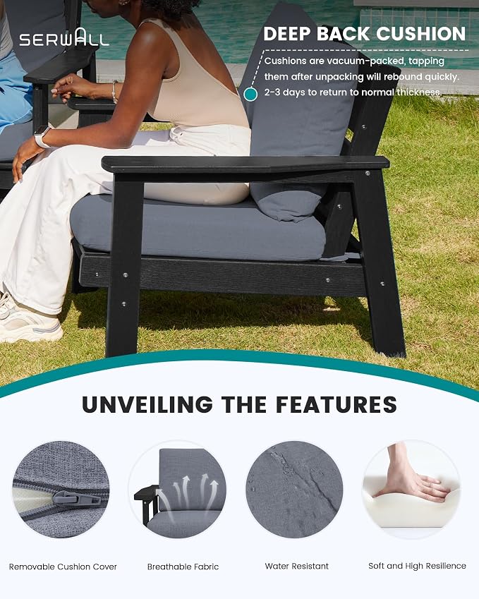 SERWALL Patio Furniture Set - Image 2